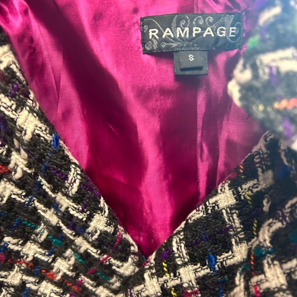 Rampage Multicolor Tweed Blazer - Picture 5 of 7